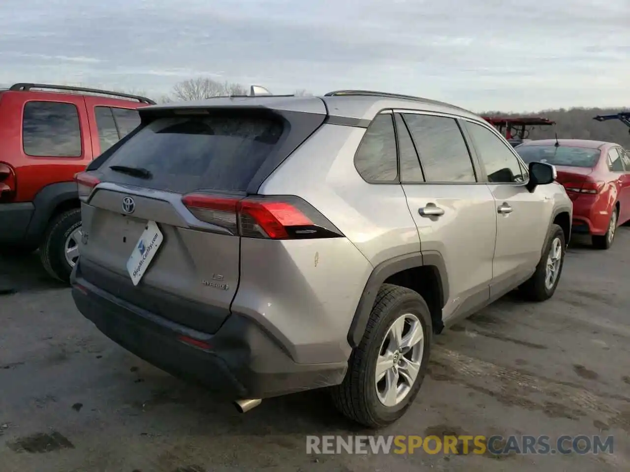 4 Photograph of a damaged car JTMMWRFV7LD045182 TOYOTA RAV4 2020