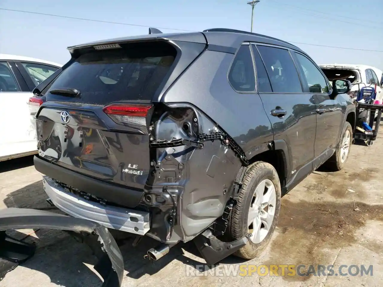 4 Photograph of a damaged car JTMMWRFV7LD060197 TOYOTA RAV4 2020