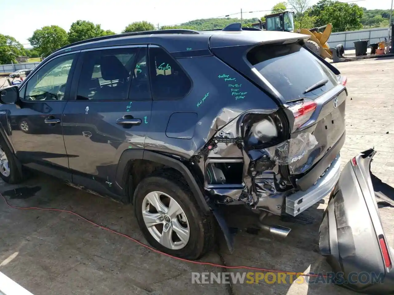 9 Photograph of a damaged car JTMMWRFV7LD060197 TOYOTA RAV4 2020