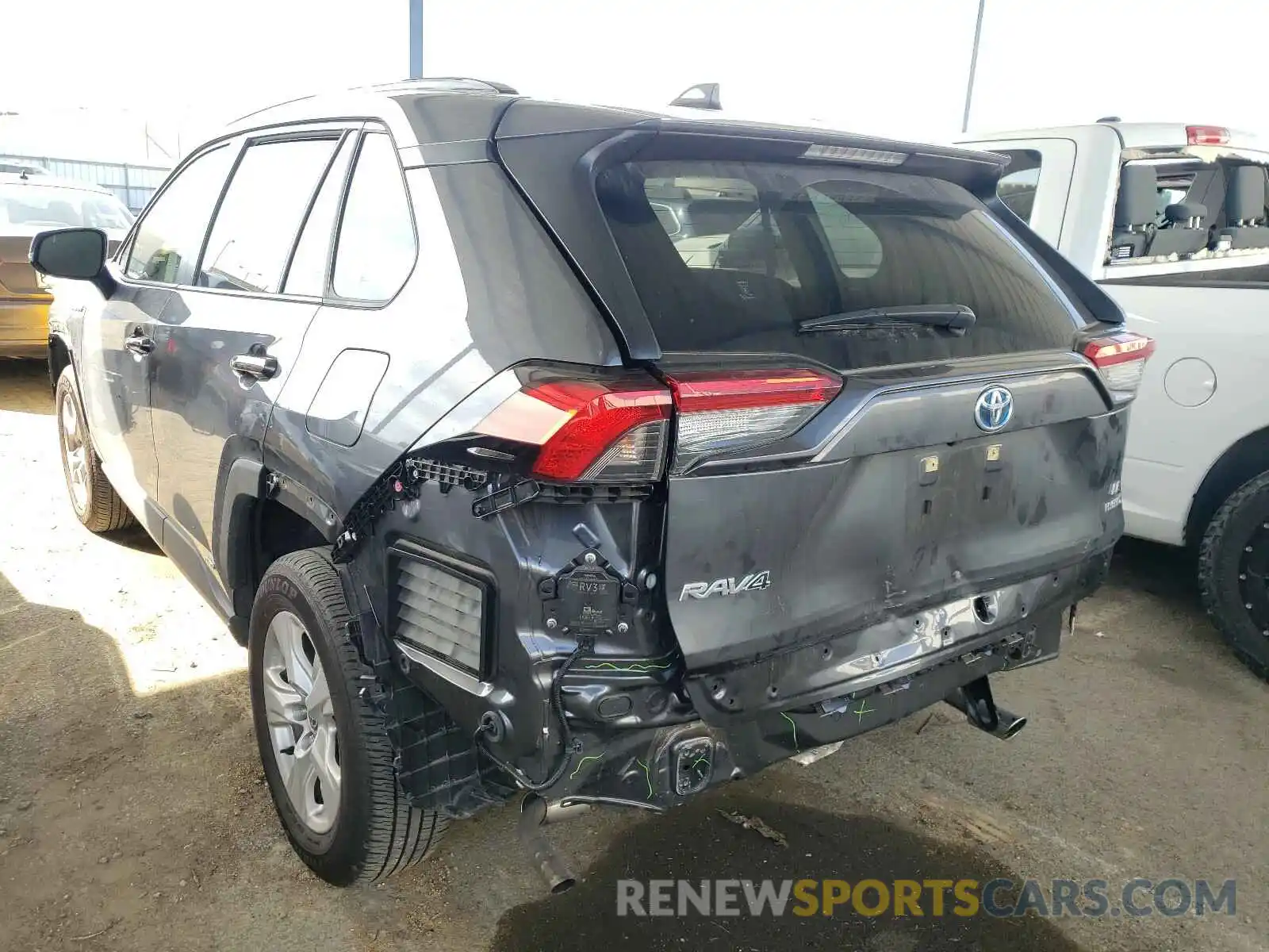 3 Photograph of a damaged car JTMMWRFV7LD063634 TOYOTA RAV4 2020