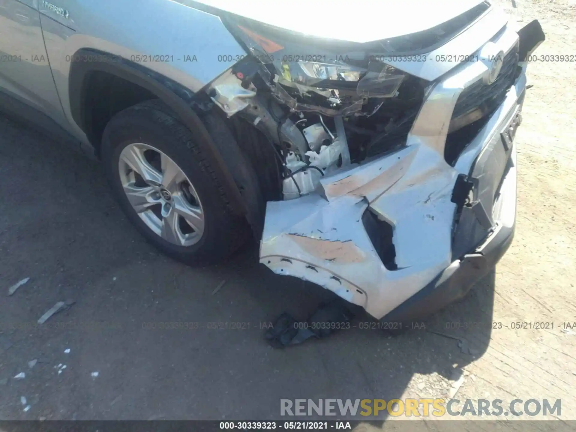 6 Photograph of a damaged car JTMMWRFV8LD071404 TOYOTA RAV4 2020