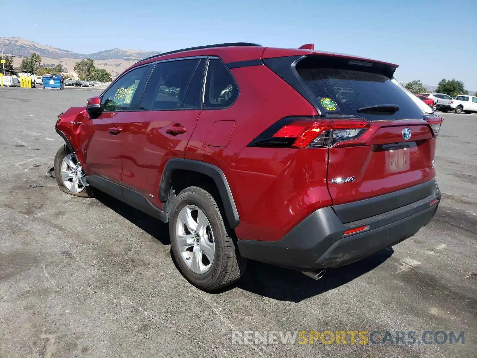 3 Photograph of a damaged car JTMMWRFV9LD067135 TOYOTA RAV4 2020