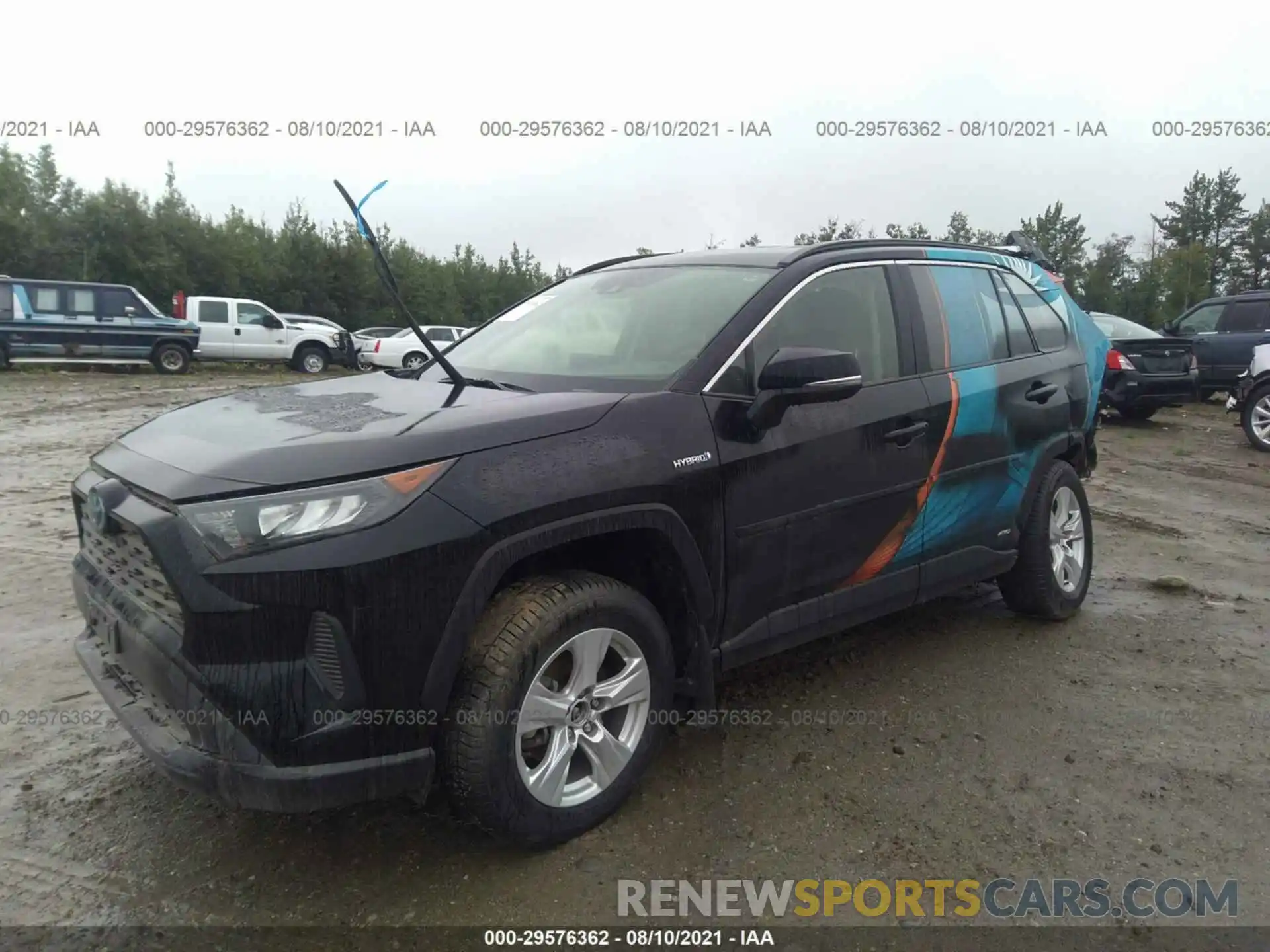 2 Photograph of a damaged car JTMMWRFVXLD062199 TOYOTA RAV4 2020