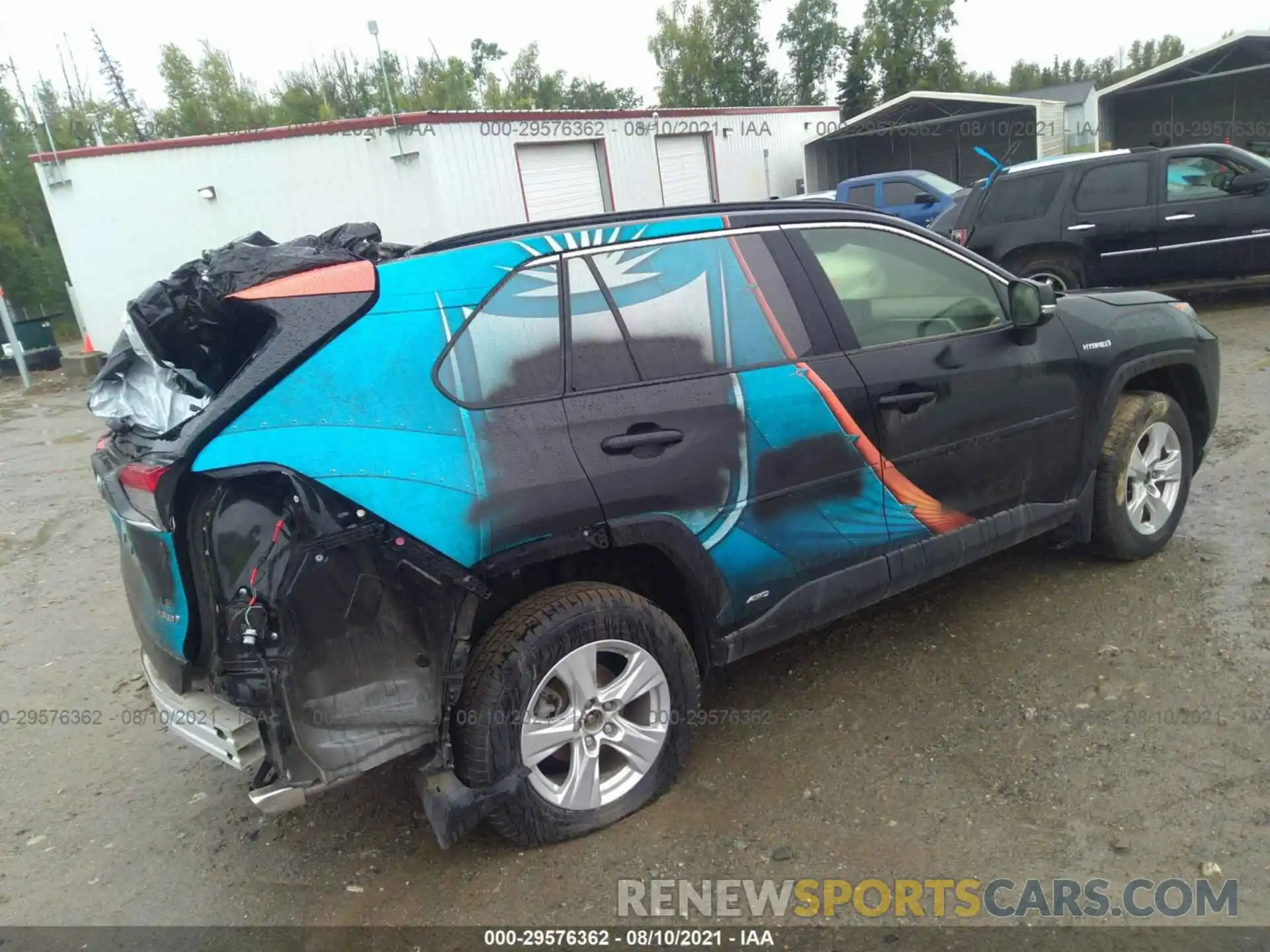 4 Photograph of a damaged car JTMMWRFVXLD062199 TOYOTA RAV4 2020