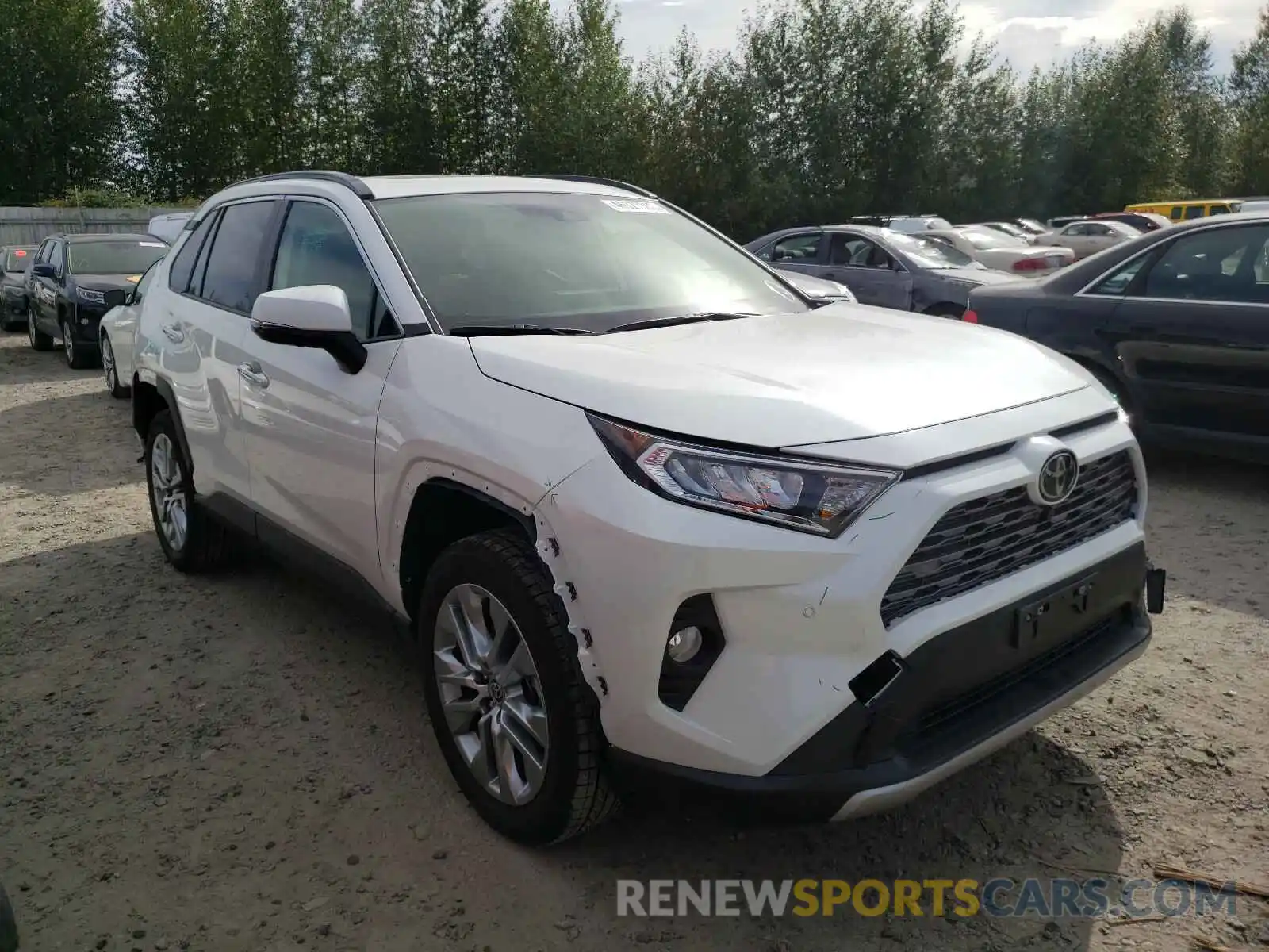 1 Photograph of a damaged car JTMN1RFV0LD527799 TOYOTA RAV4 2020