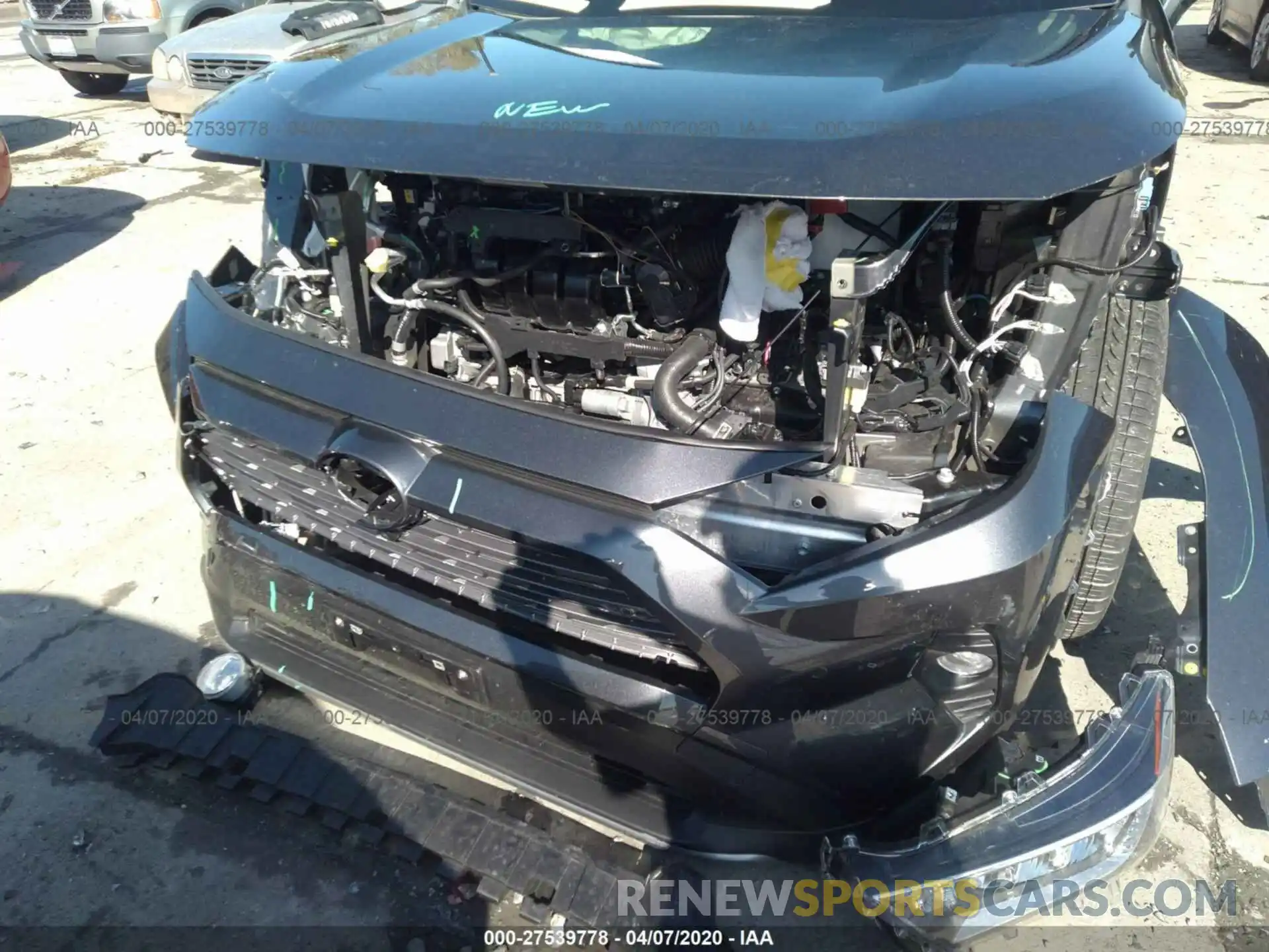 6 Фотография поврежденного автомобиля JTMN1RFV1LD527472 TOYOTA RAV4 2020