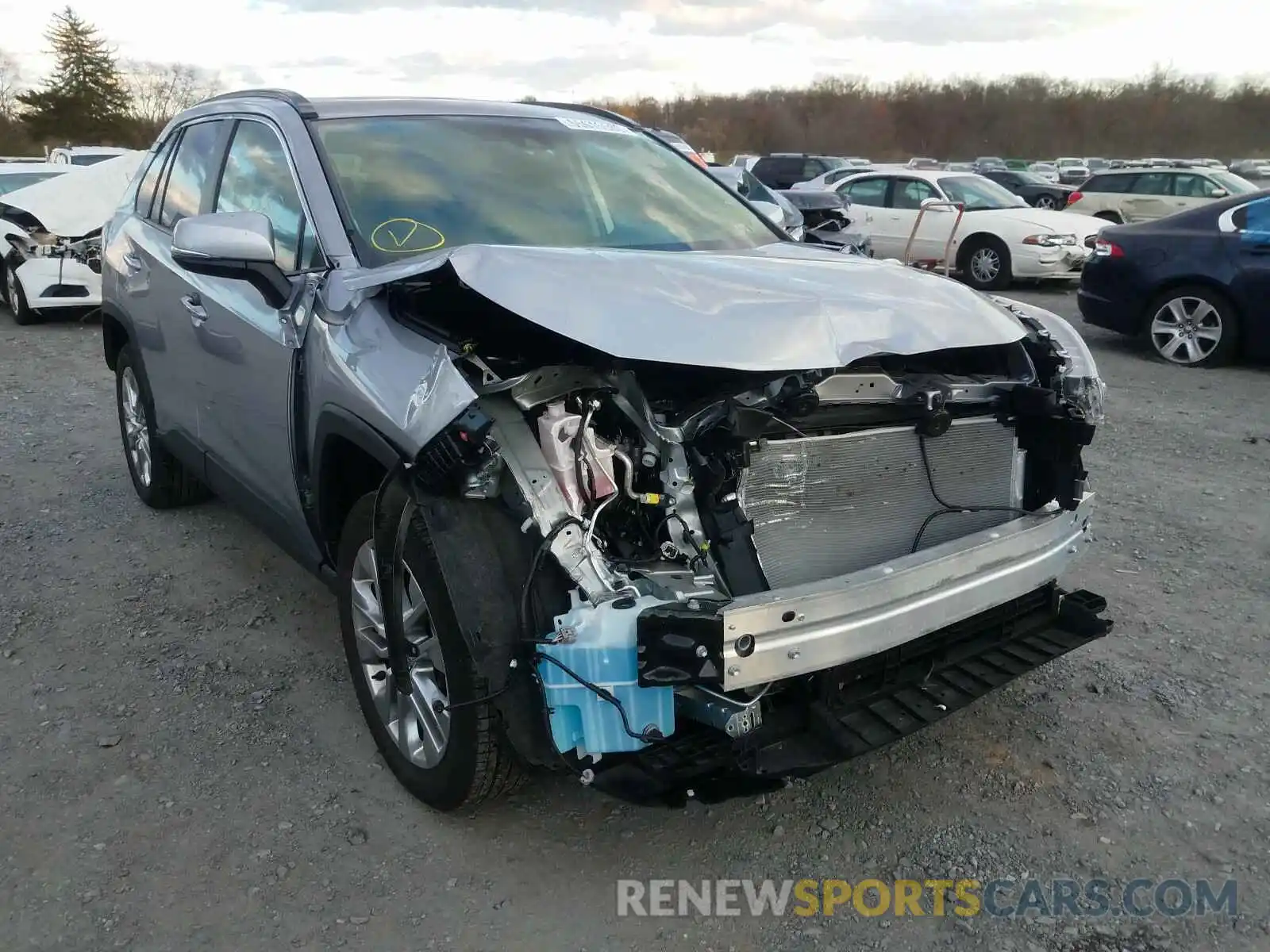 1 Photograph of a damaged car JTMN1RFV2LD050096 TOYOTA RAV4 2020