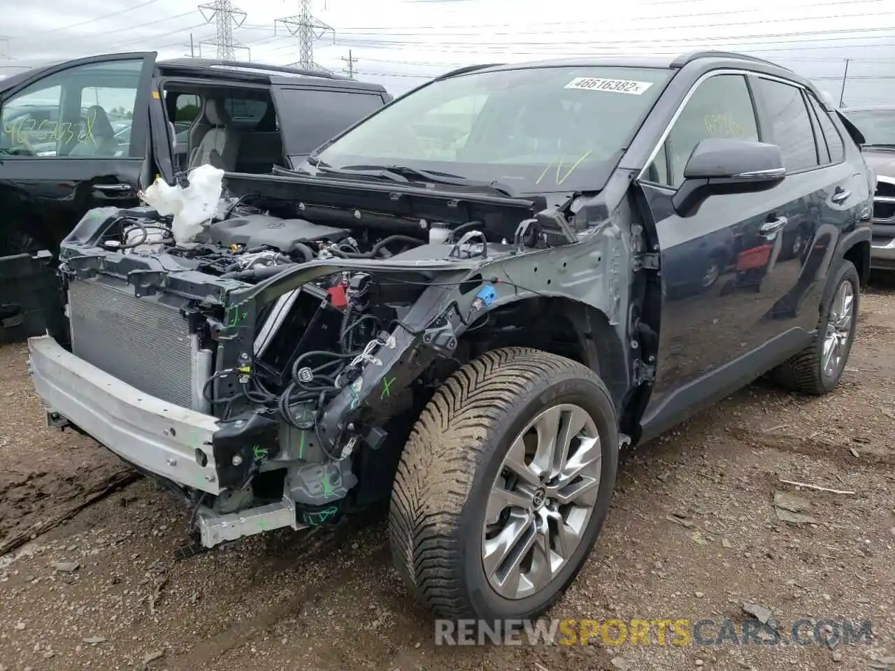 2 Photograph of a damaged car JTMN1RFV2LD064435 TOYOTA RAV4 2020