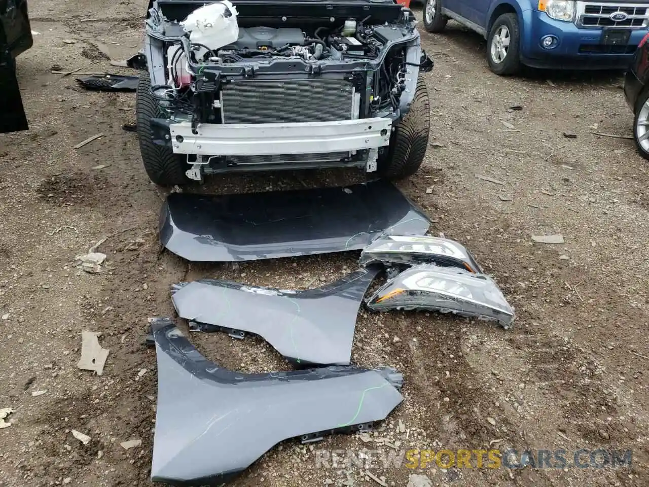 9 Фотография поврежденного автомобиля JTMN1RFV2LD064435 TOYOTA RAV4 2020