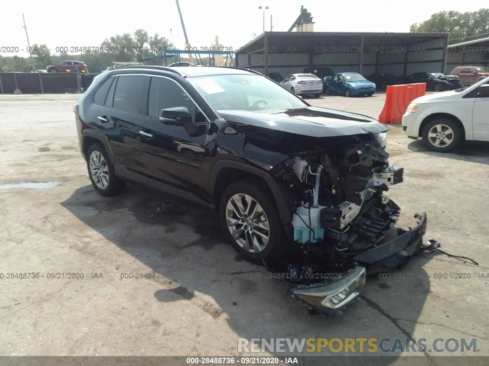 1 Photograph of a damaged car JTMN1RFV3LD528574 TOYOTA RAV4 2020