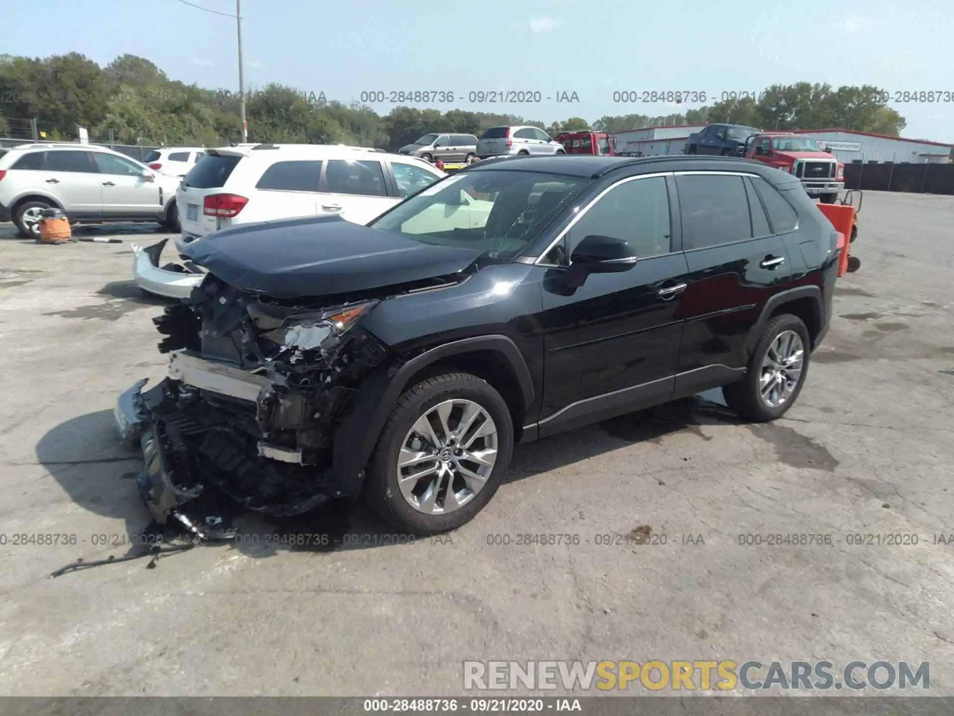 2 Photograph of a damaged car JTMN1RFV3LD528574 TOYOTA RAV4 2020