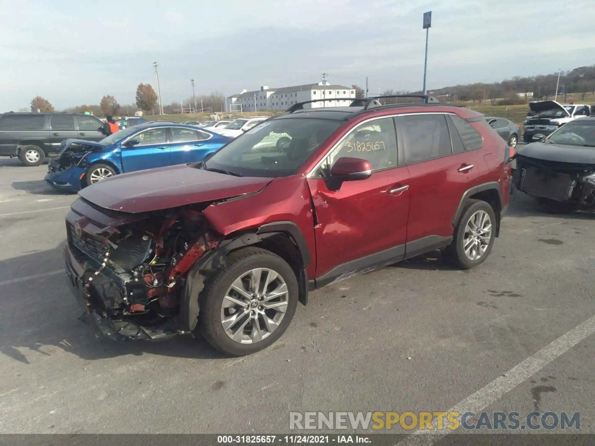 2 Photograph of a damaged car JTMN1RFV3LD529319 TOYOTA RAV4 2020