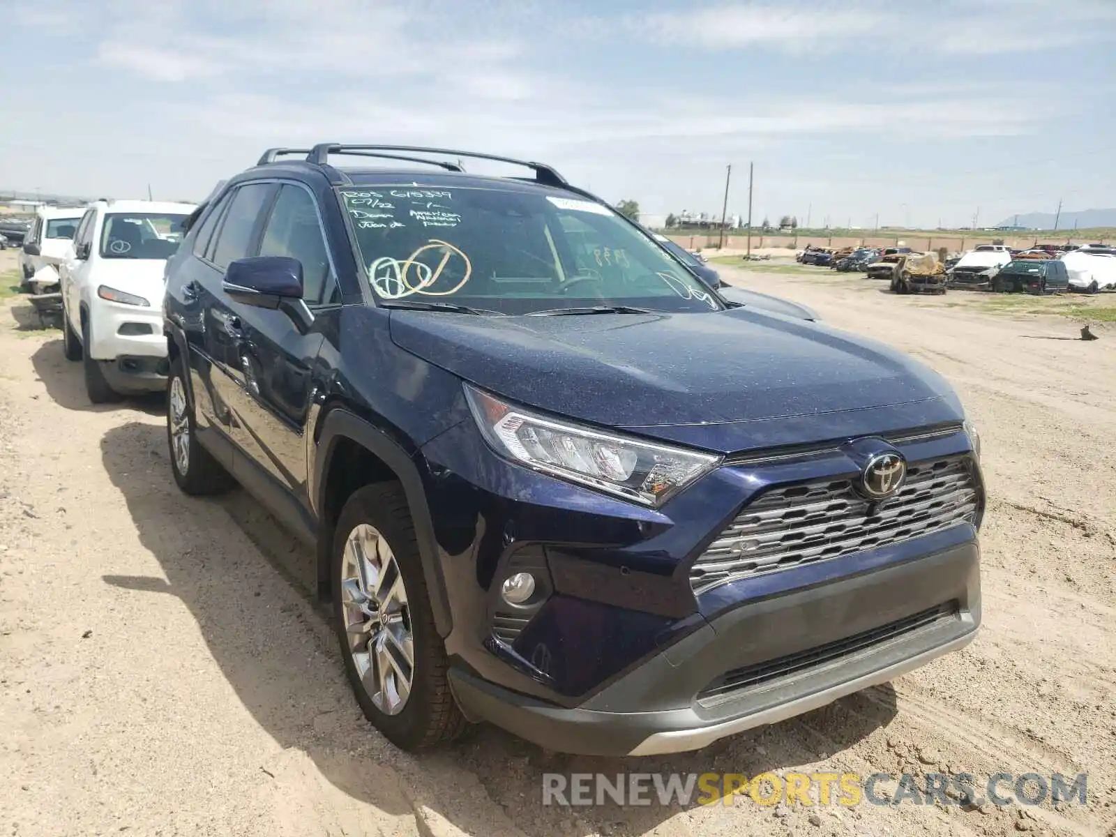 1 Photograph of a damaged car JTMN1RFV6LD526382 TOYOTA RAV4 2020