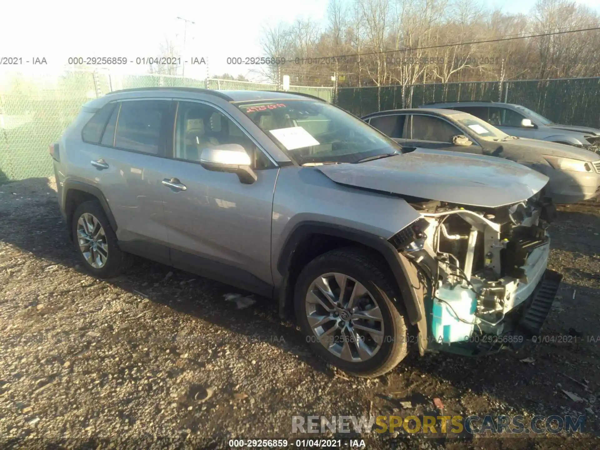 1 Photograph of a damaged car JTMN1RFV7LD050238 TOYOTA RAV4 2020