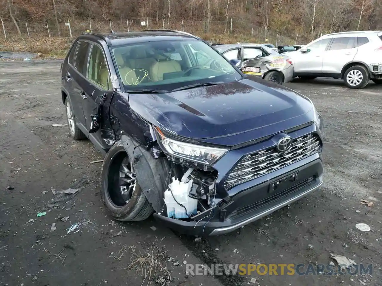 1 Photograph of a damaged car JTMN1RFV7LD529078 TOYOTA RAV4 2020