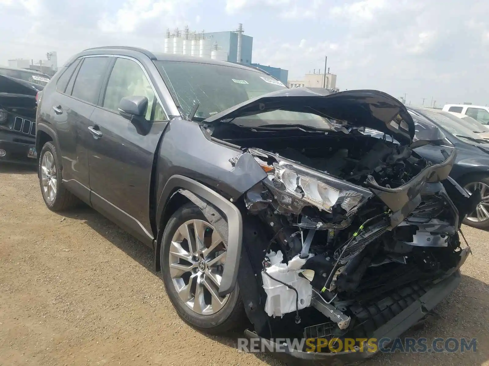 1 Photograph of a damaged car JTMN1RFV8LD060793 TOYOTA RAV4 2020