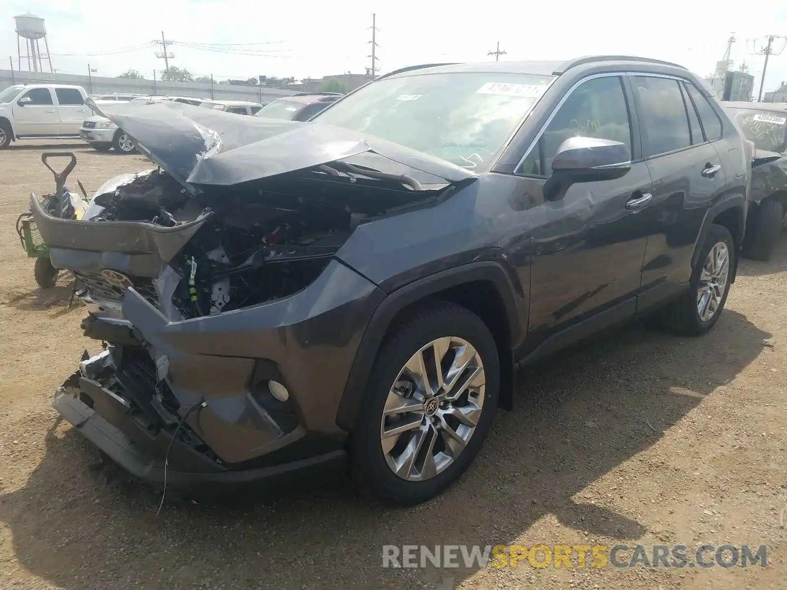 2 Photograph of a damaged car JTMN1RFV8LD060793 TOYOTA RAV4 2020