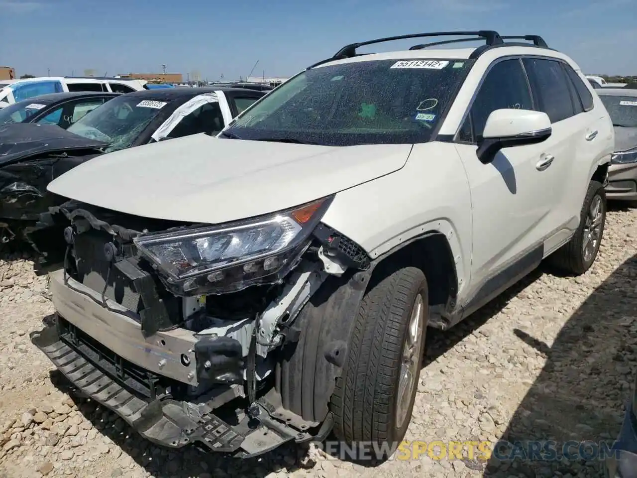 2 Photograph of a damaged car JTMN1RFV9LD056462 TOYOTA RAV4 2020