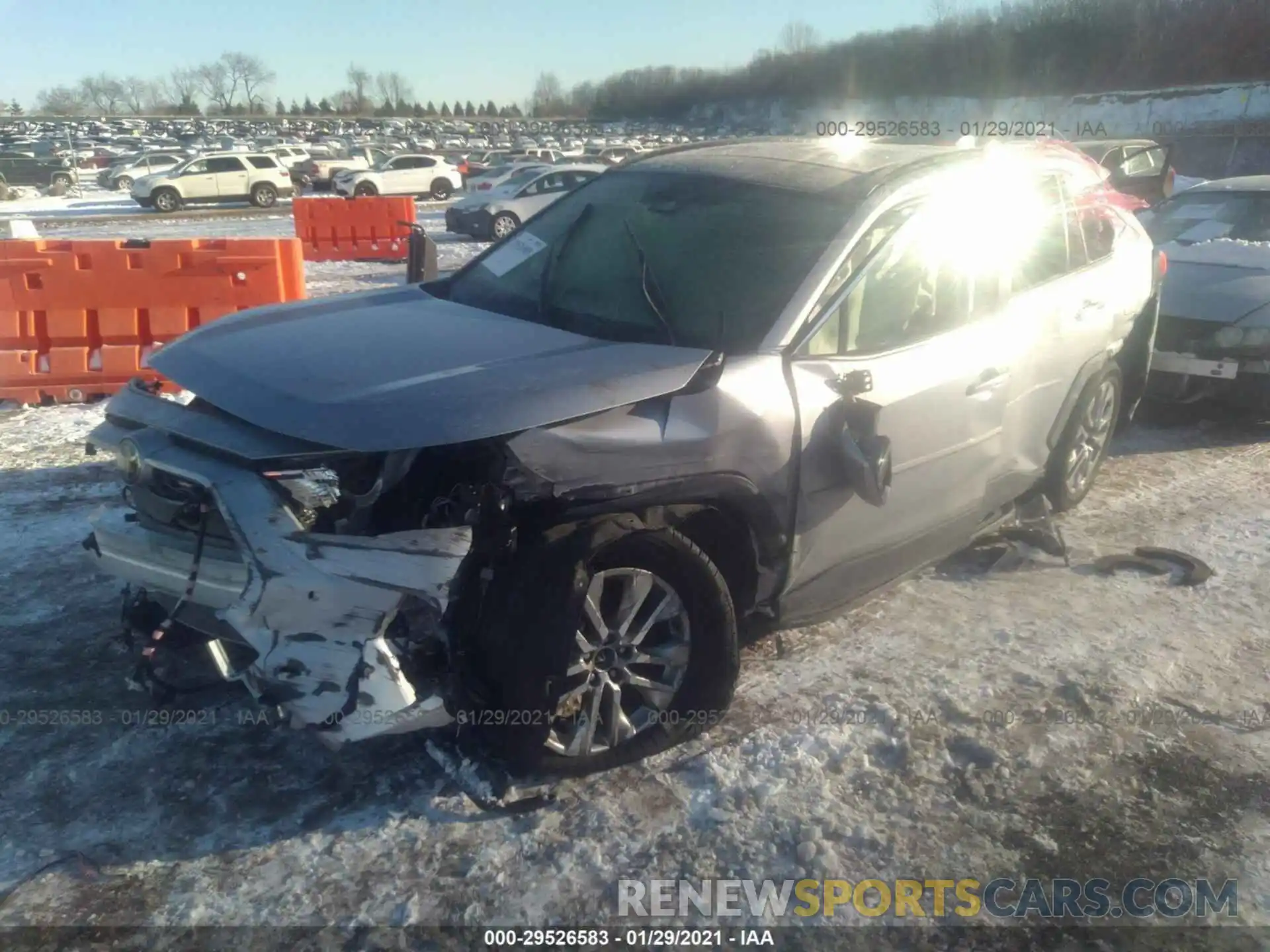 2 Photograph of a damaged car JTMN1RFVXLD528183 TOYOTA RAV4 2020