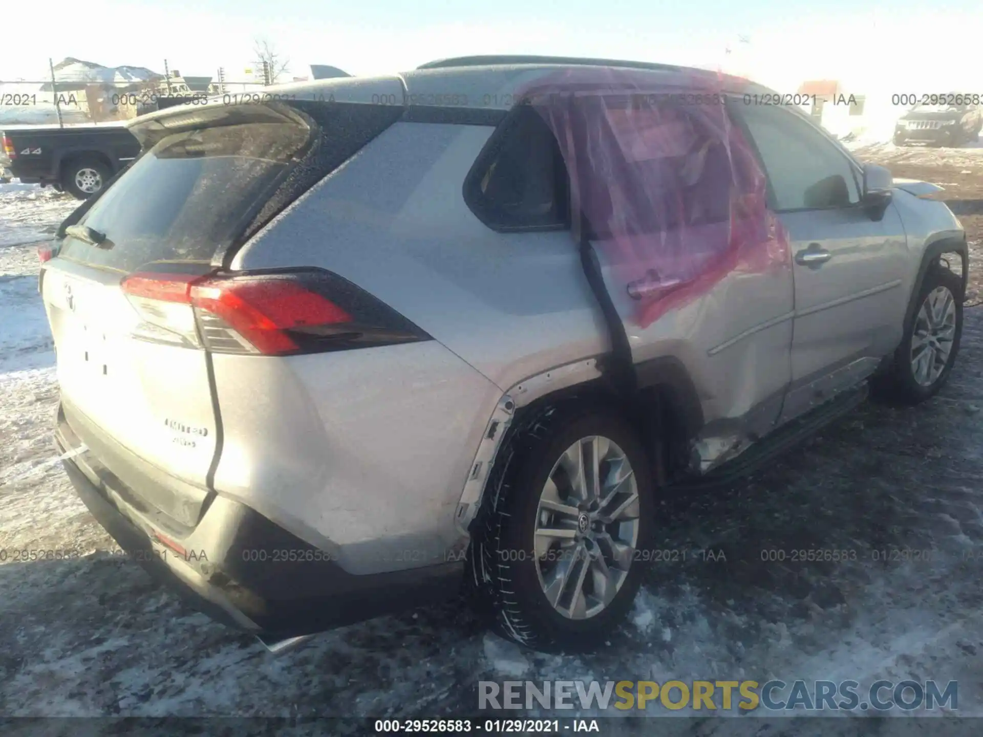 4 Photograph of a damaged car JTMN1RFVXLD528183 TOYOTA RAV4 2020