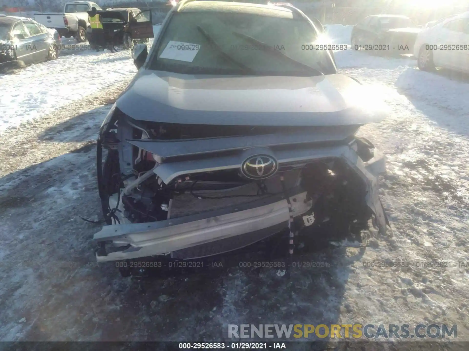 6 Photograph of a damaged car JTMN1RFVXLD528183 TOYOTA RAV4 2020