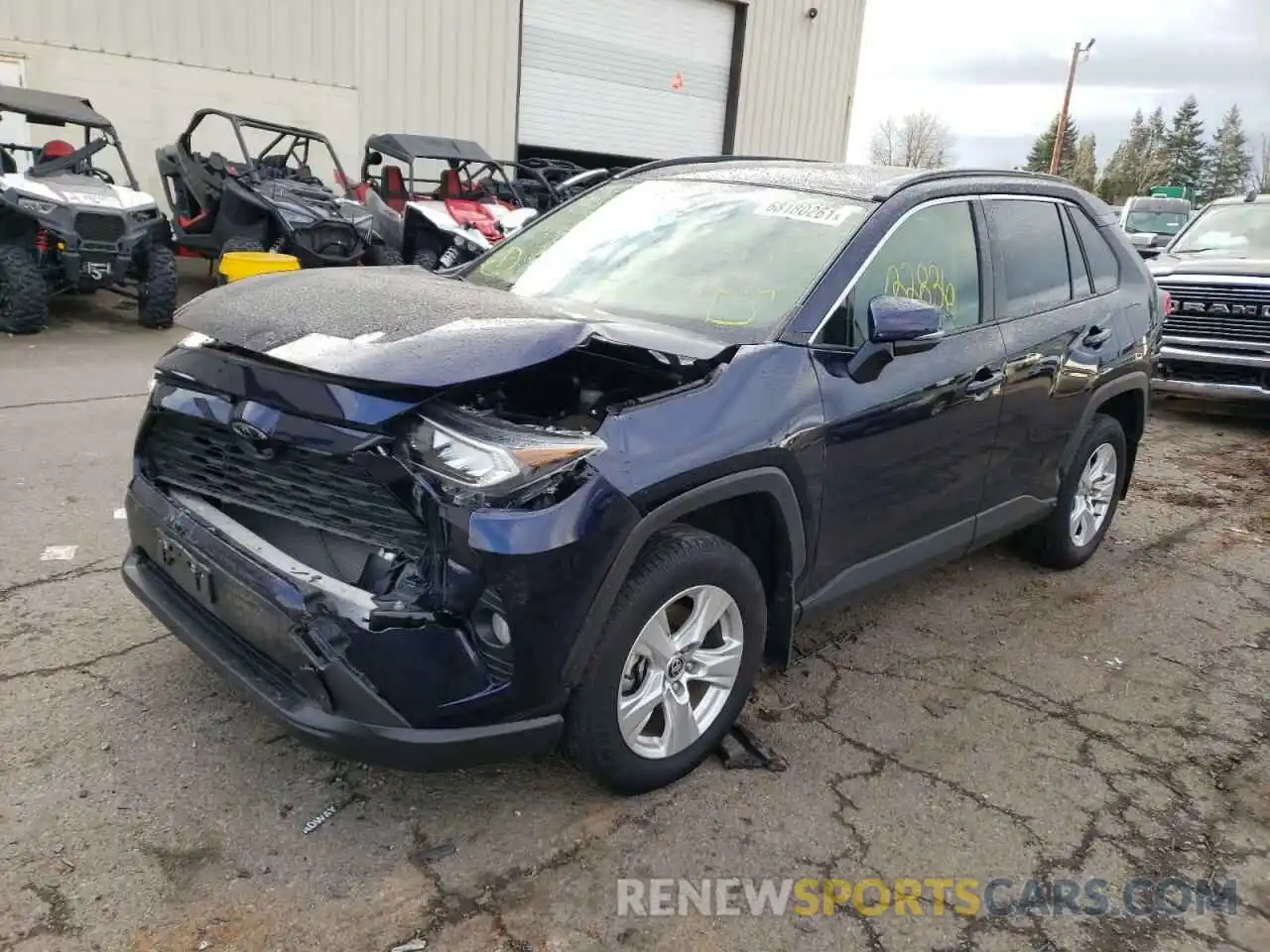 2 Photograph of a damaged car JTMP1RFV0LD058951 TOYOTA RAV4 2020