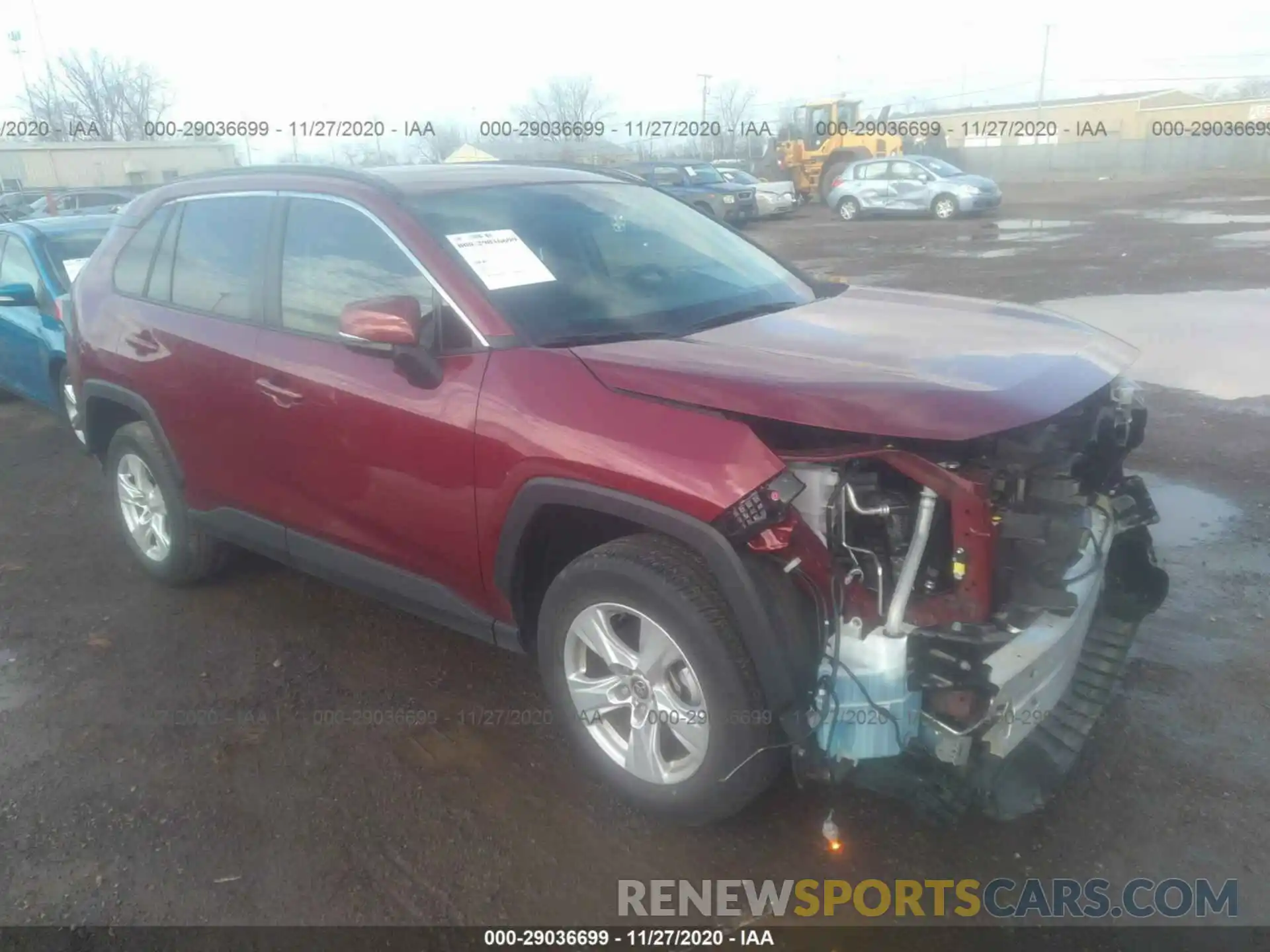 1 Photograph of a damaged car JTMP1RFV1LD049594 TOYOTA RAV4 2020