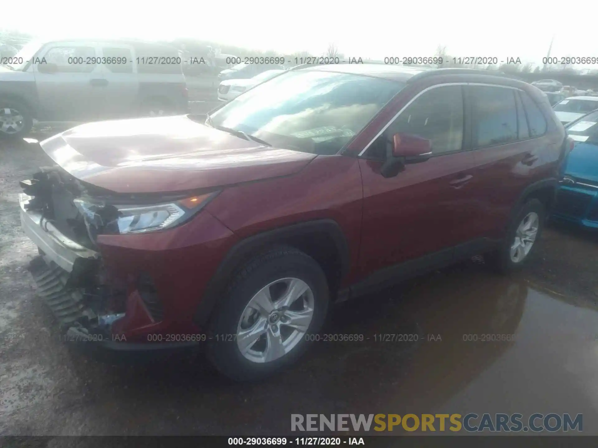 2 Photograph of a damaged car JTMP1RFV1LD049594 TOYOTA RAV4 2020