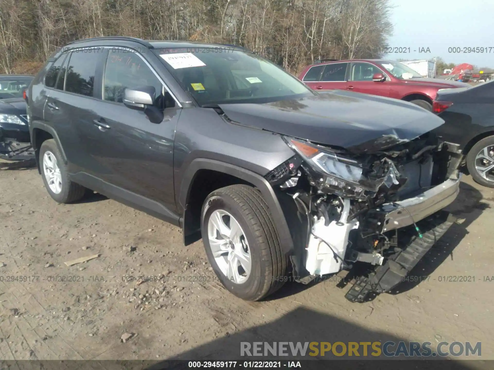 1 Photograph of a damaged car JTMP1RFV1LD050809 TOYOTA RAV4 2020