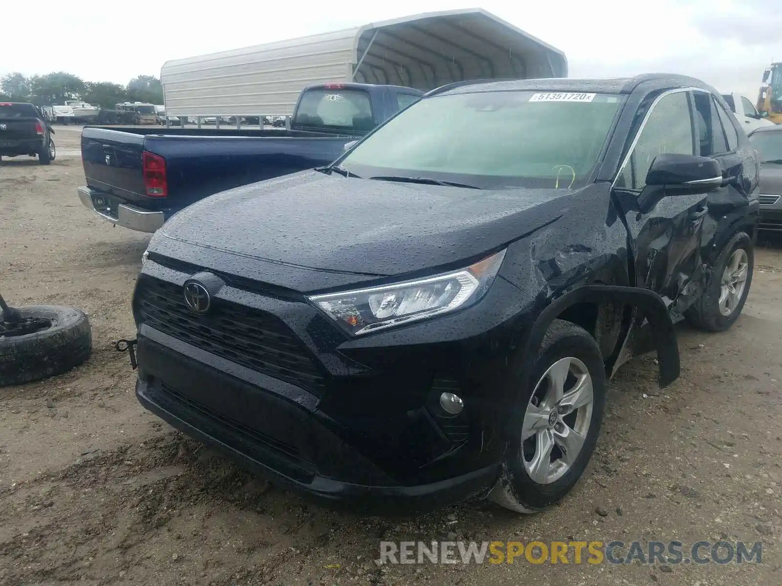 2 Photograph of a damaged car JTMP1RFV1LD054519 TOYOTA RAV4 2020