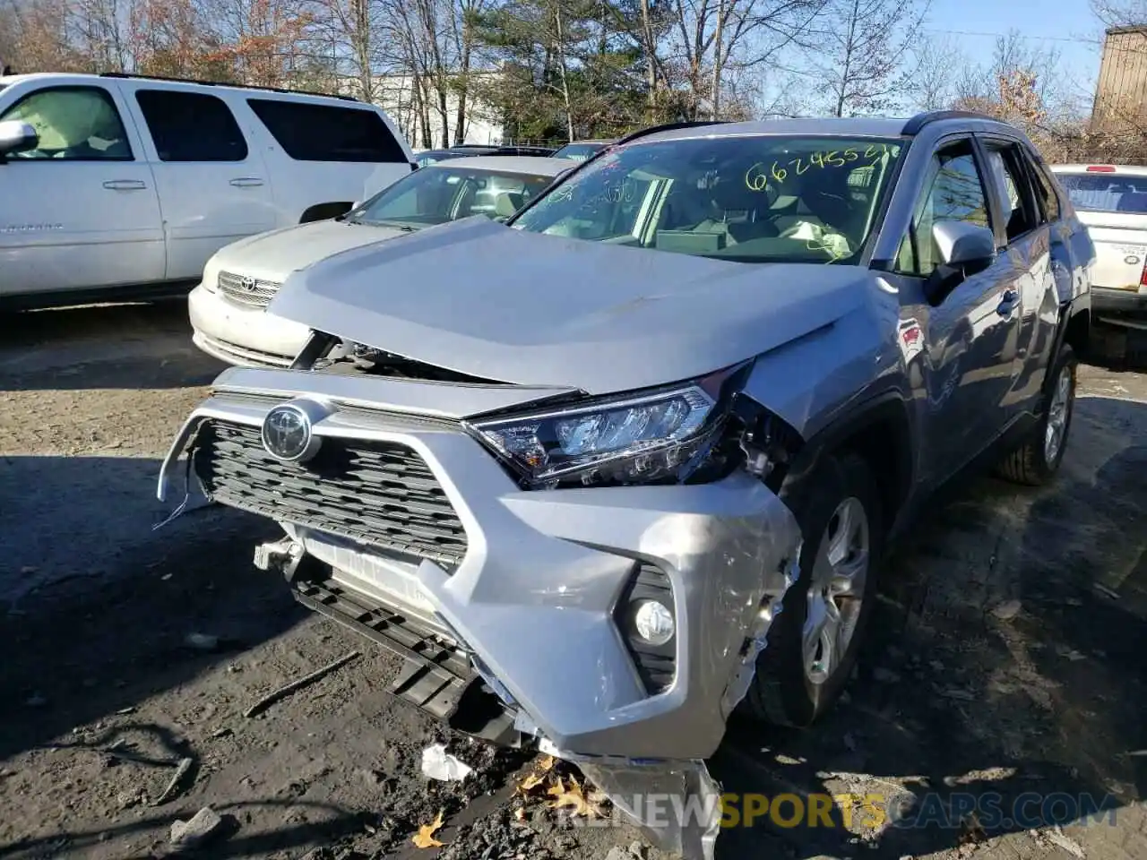 2 Photograph of a damaged car JTMP1RFV1LD055878 TOYOTA RAV4 2020