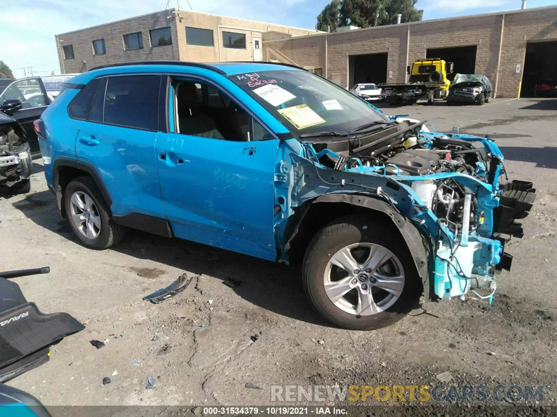 1 Photograph of a damaged car JTMP1RFV1LD058487 TOYOTA RAV4 2020