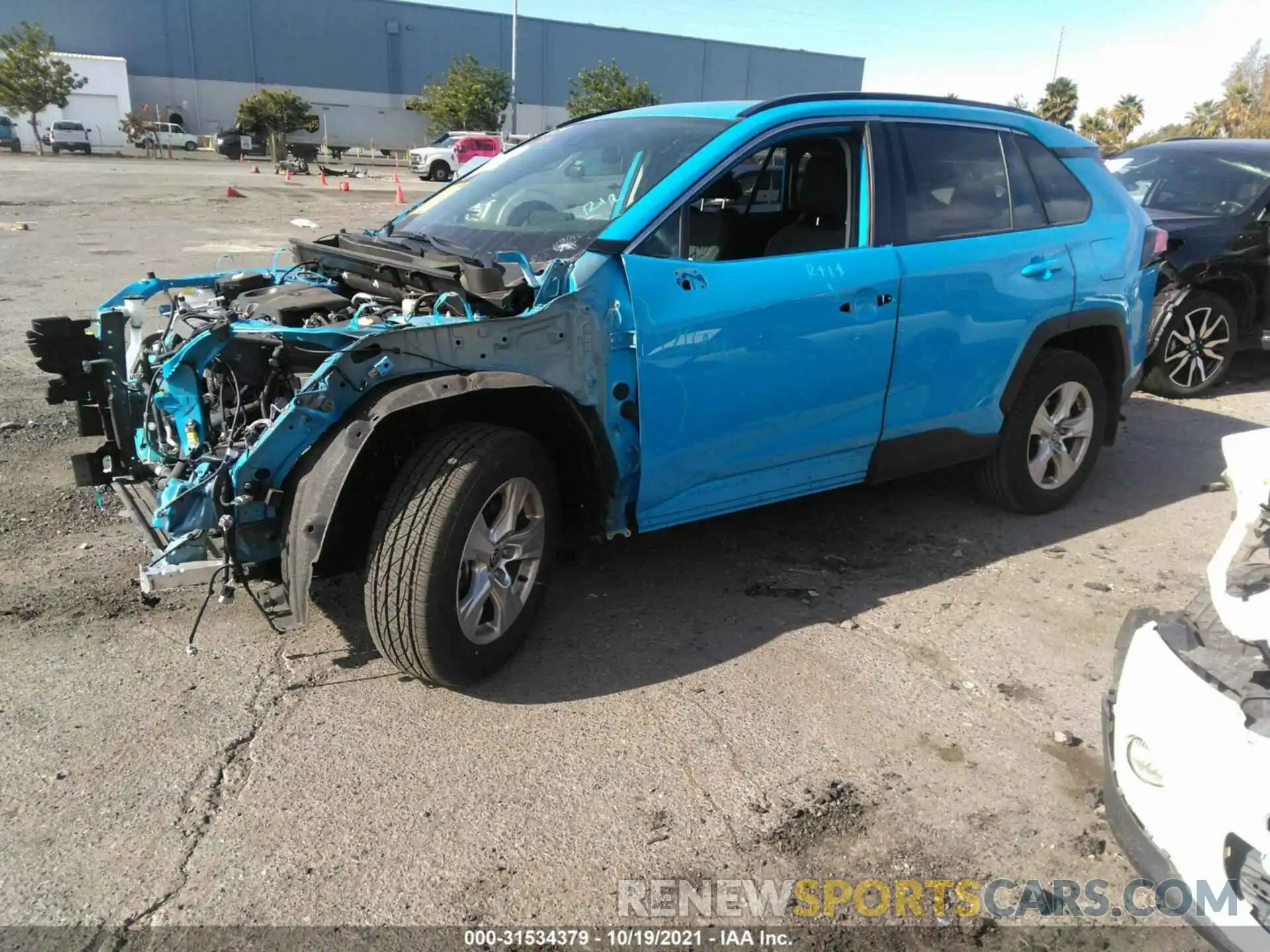 2 Photograph of a damaged car JTMP1RFV1LD058487 TOYOTA RAV4 2020