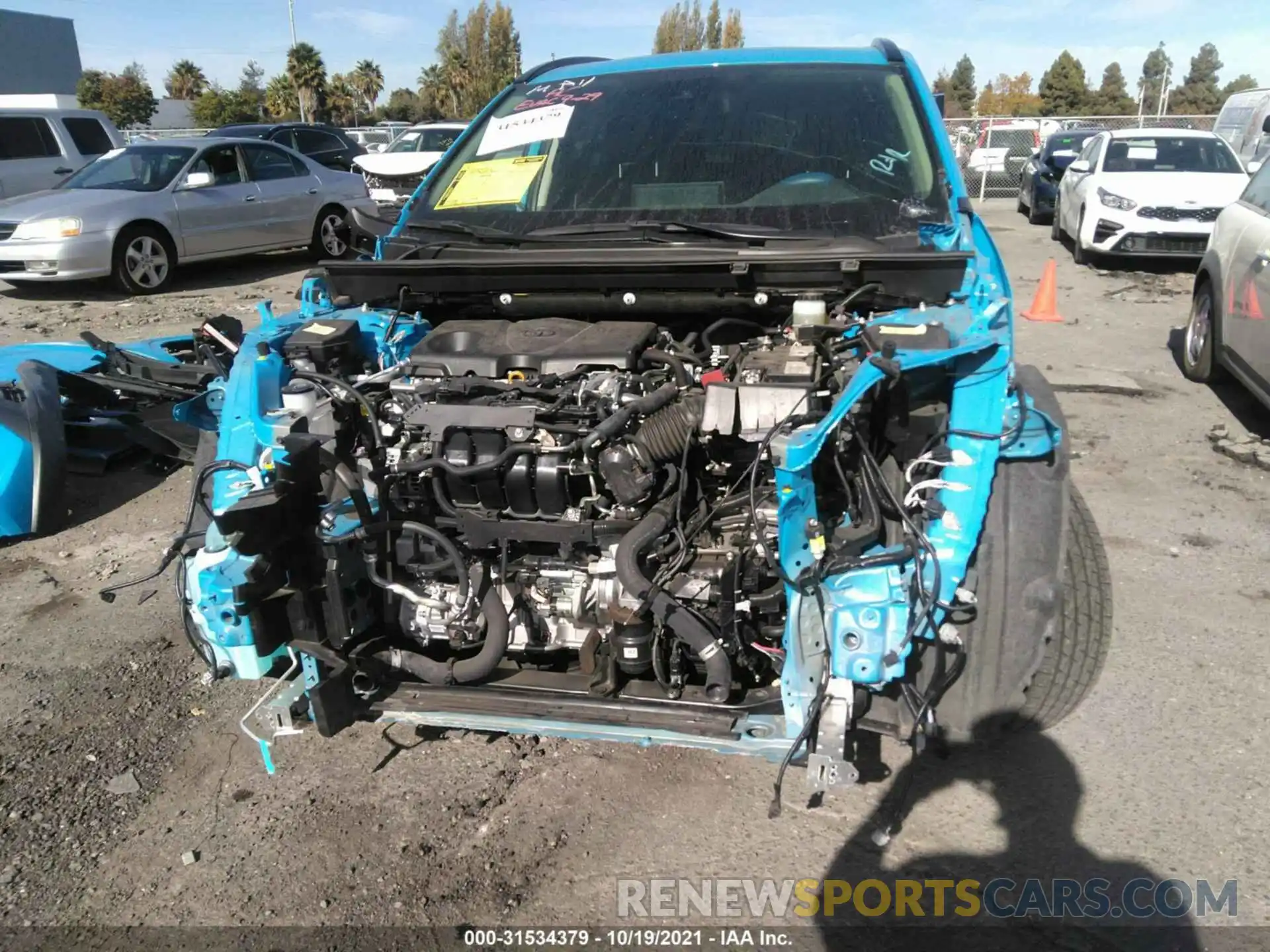 6 Photograph of a damaged car JTMP1RFV1LD058487 TOYOTA RAV4 2020