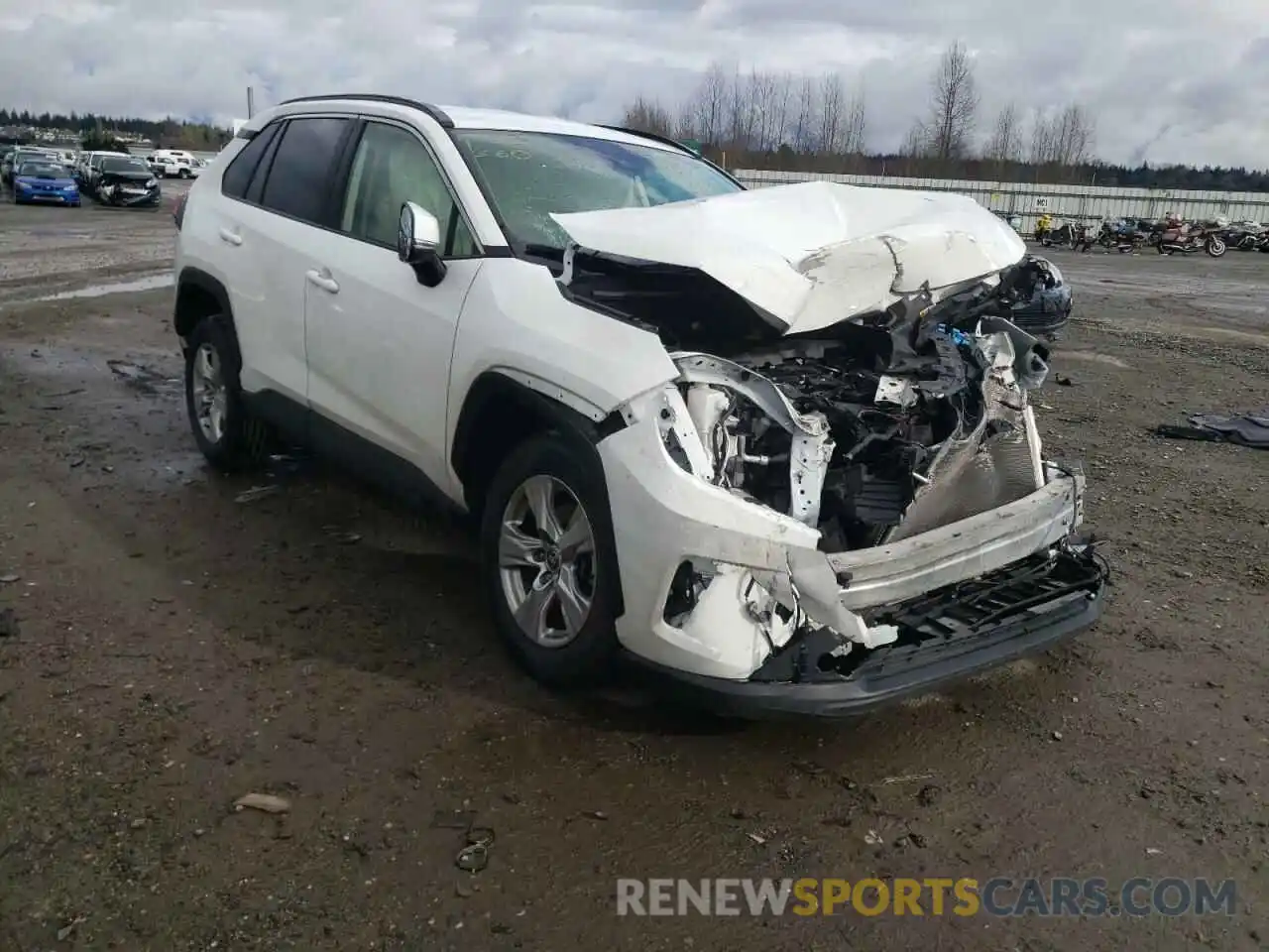 1 Photograph of a damaged car JTMP1RFV1LD525357 TOYOTA RAV4 2020