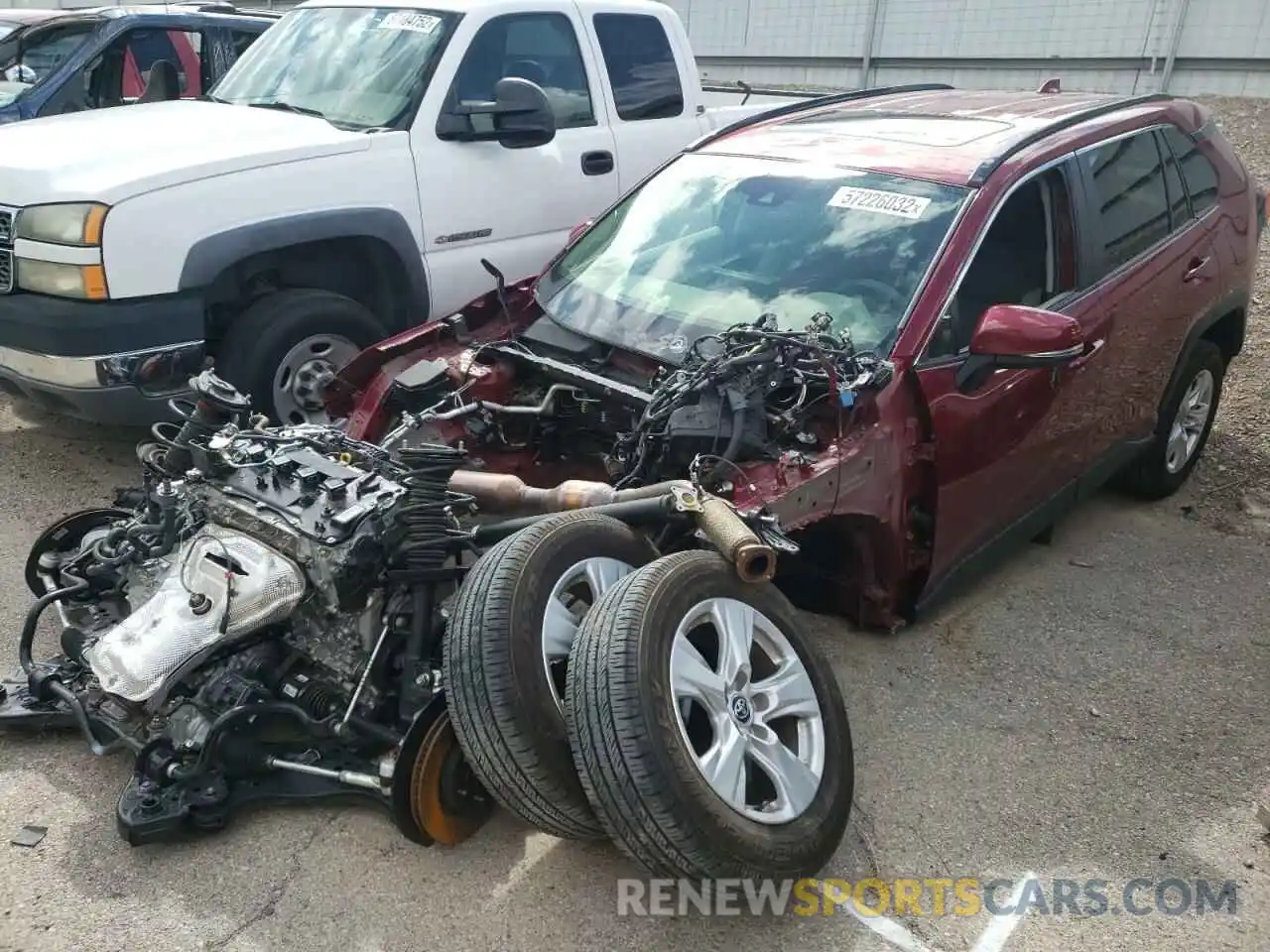 2 Photograph of a damaged car JTMP1RFV1LD527089 TOYOTA RAV4 2020