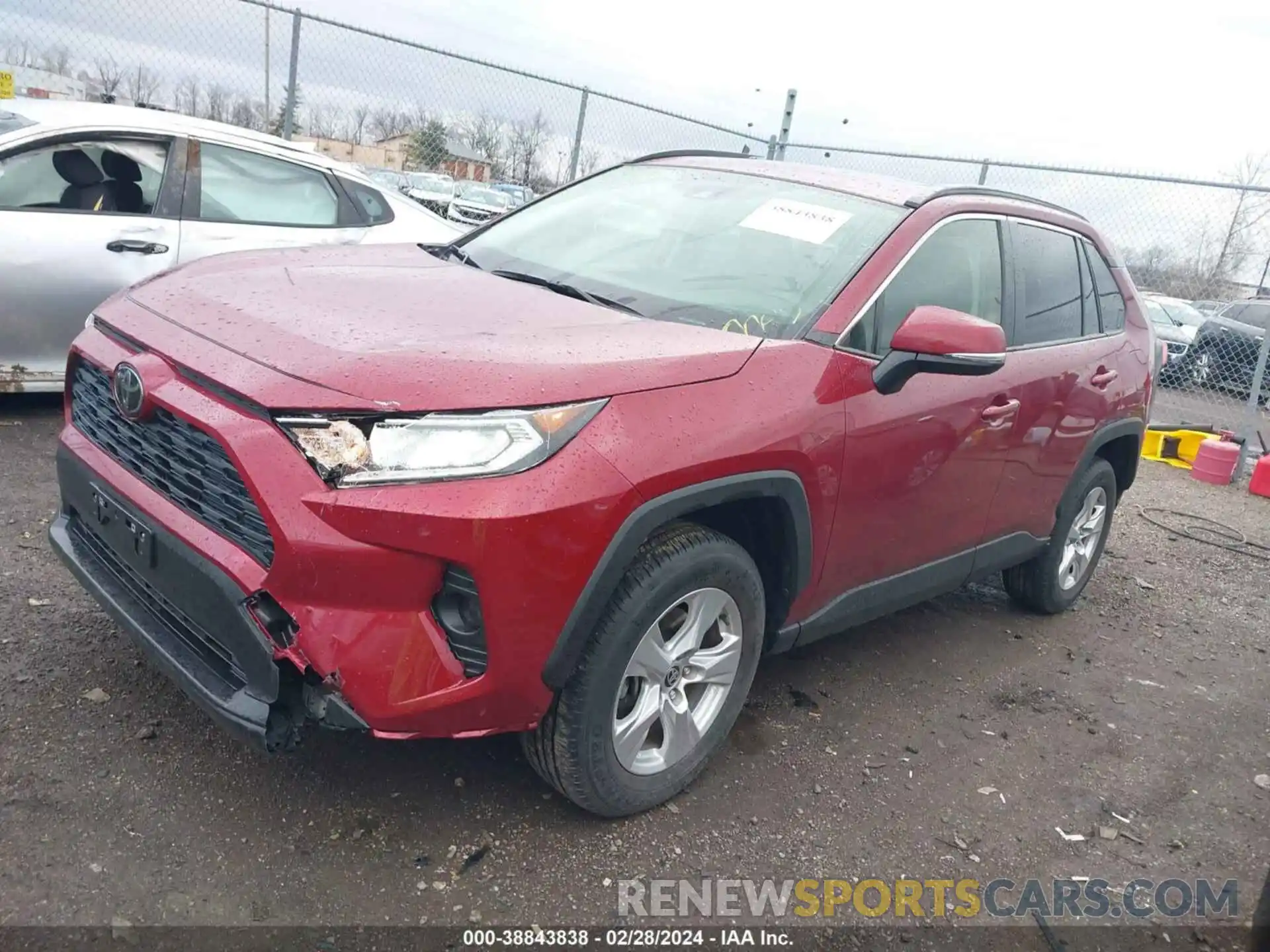 2 Photograph of a damaged car JTMP1RFV2LD062001 TOYOTA RAV4 2020