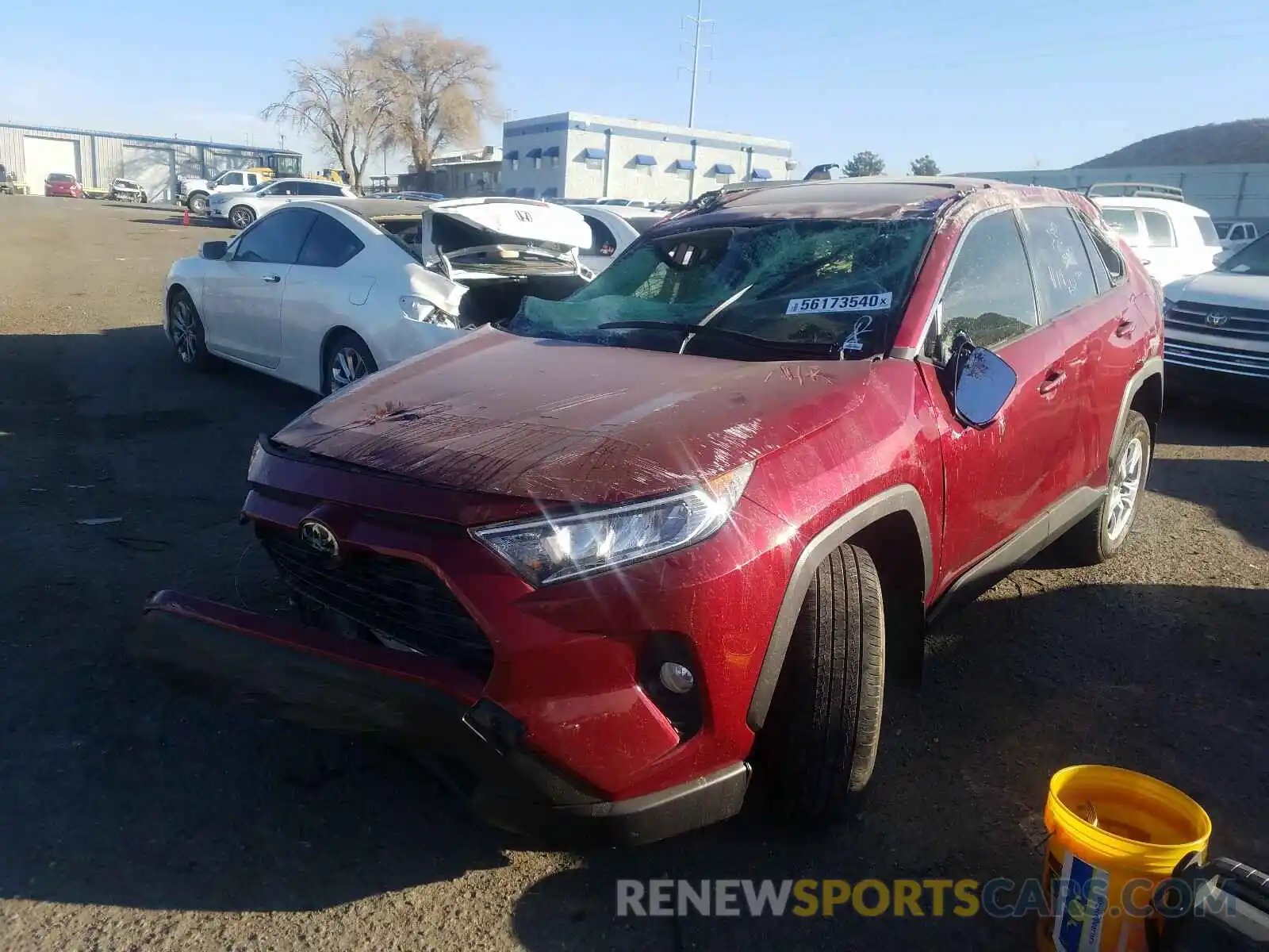 2 Photograph of a damaged car JTMP1RFV2LD530826 TOYOTA RAV4 2020