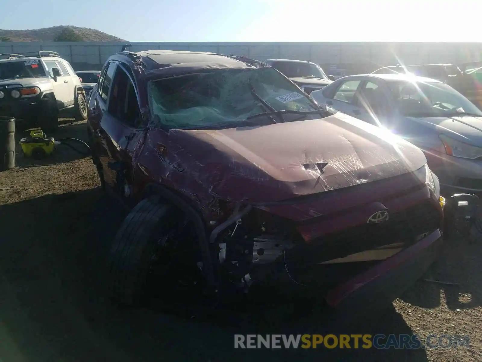 9 Photograph of a damaged car JTMP1RFV2LD530826 TOYOTA RAV4 2020