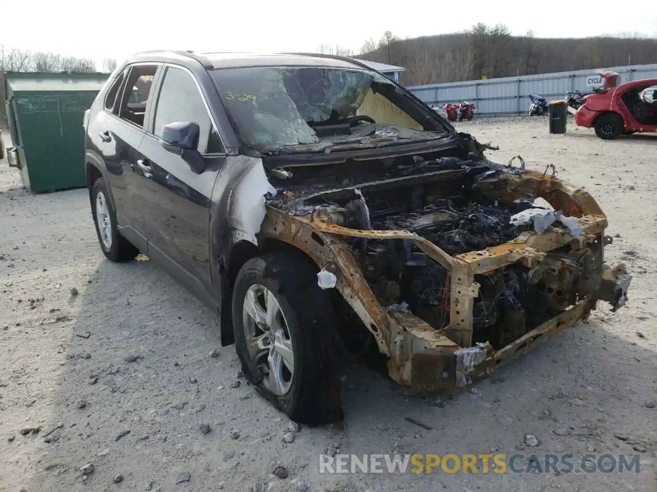 1 Photograph of a damaged car JTMP1RFV3LD048317 TOYOTA RAV4 2020