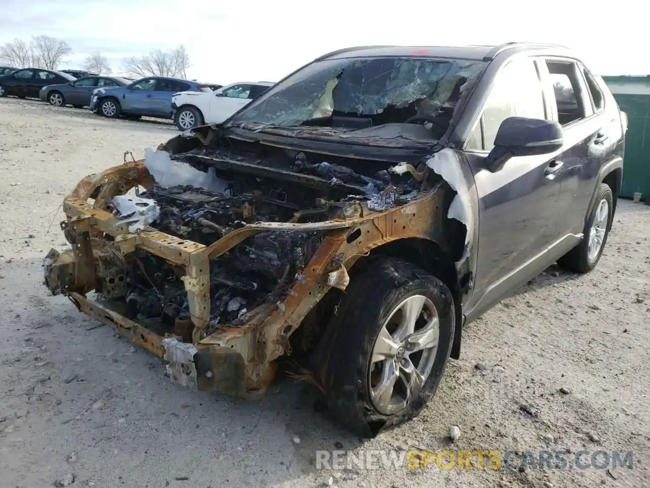 2 Photograph of a damaged car JTMP1RFV3LD048317 TOYOTA RAV4 2020