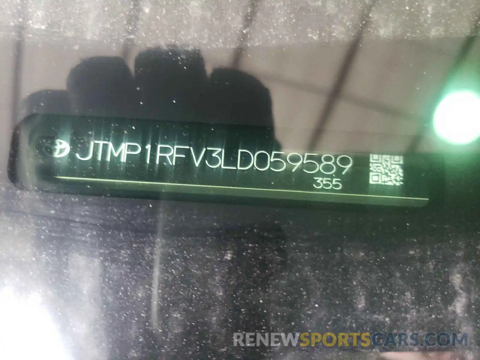 10 Фотография поврежденного автомобиля JTMP1RFV3LD059589 TOYOTA RAV4 2020