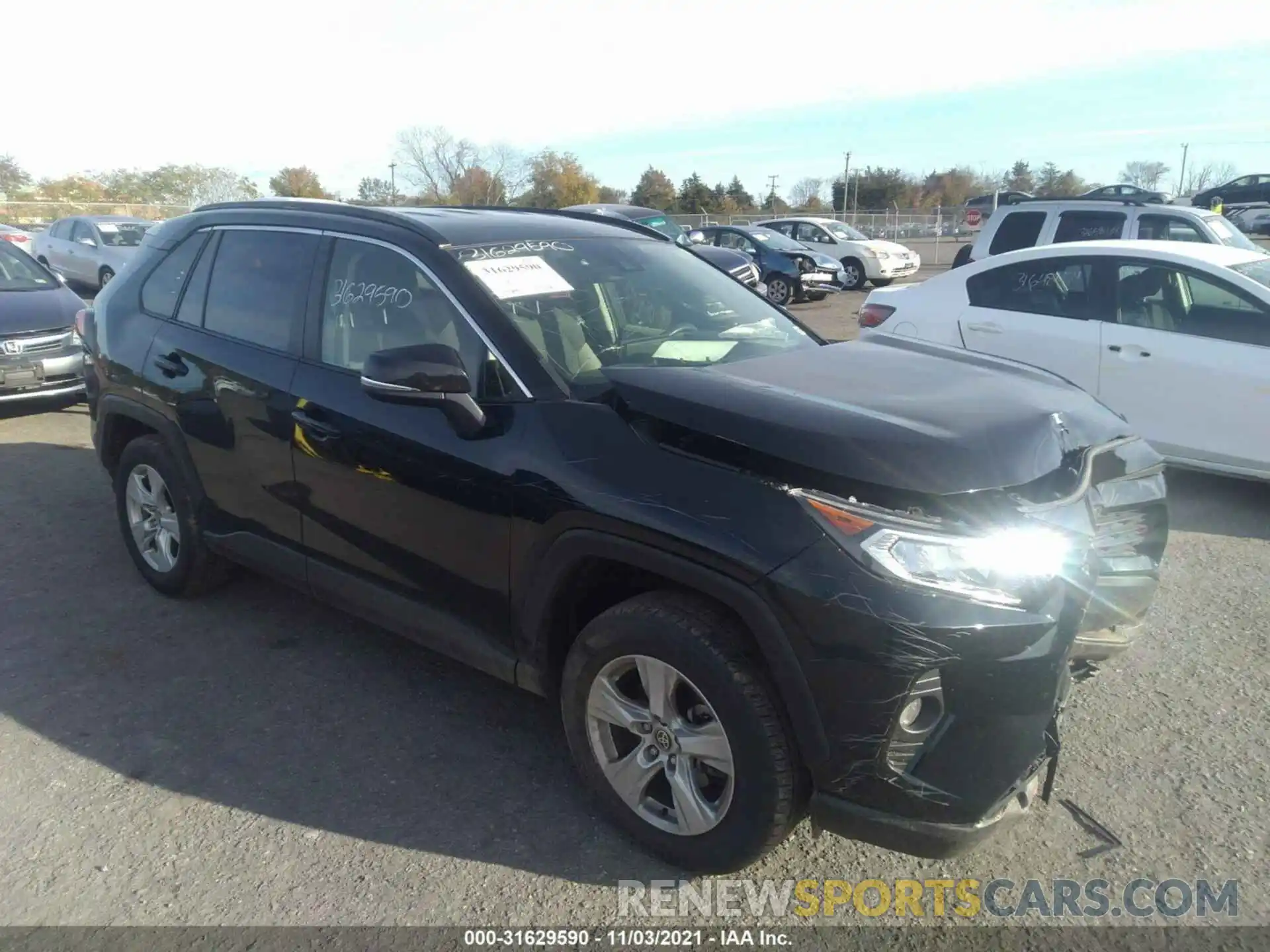 1 Photograph of a damaged car JTMP1RFV3LD061455 TOYOTA RAV4 2020