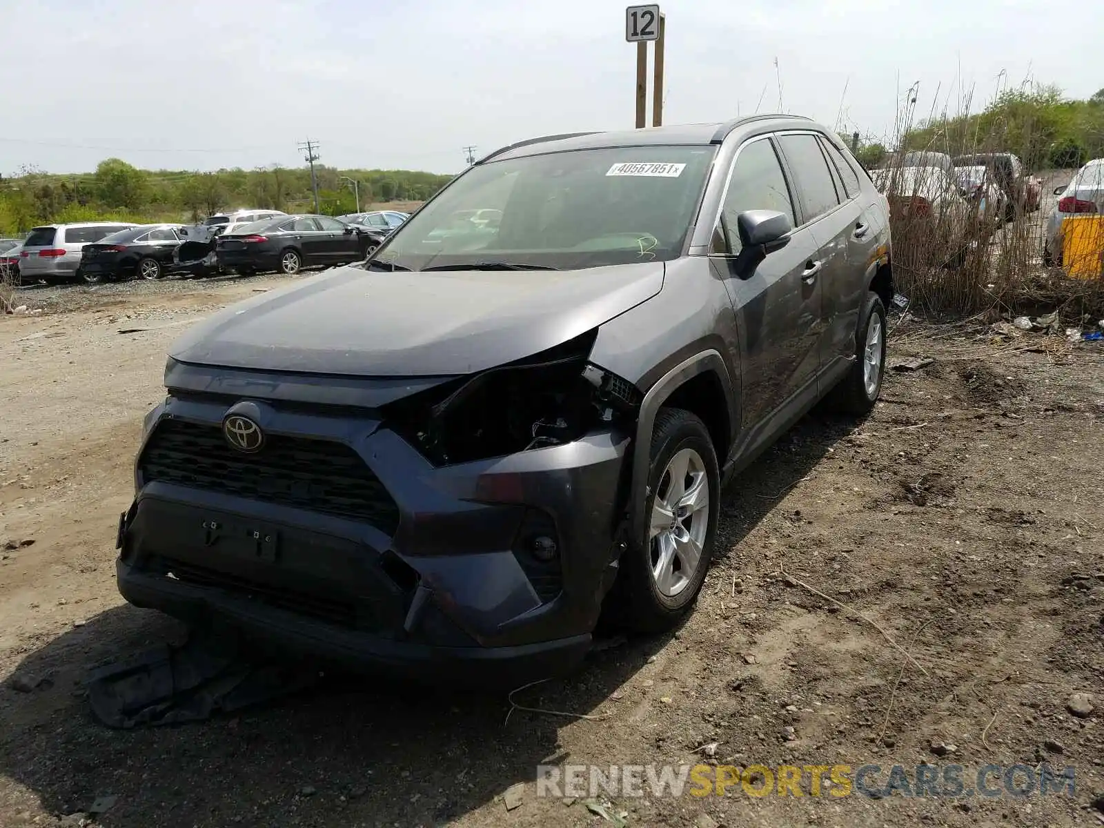 2 Photograph of a damaged car JTMP1RFV3LD068194 TOYOTA RAV4 2020