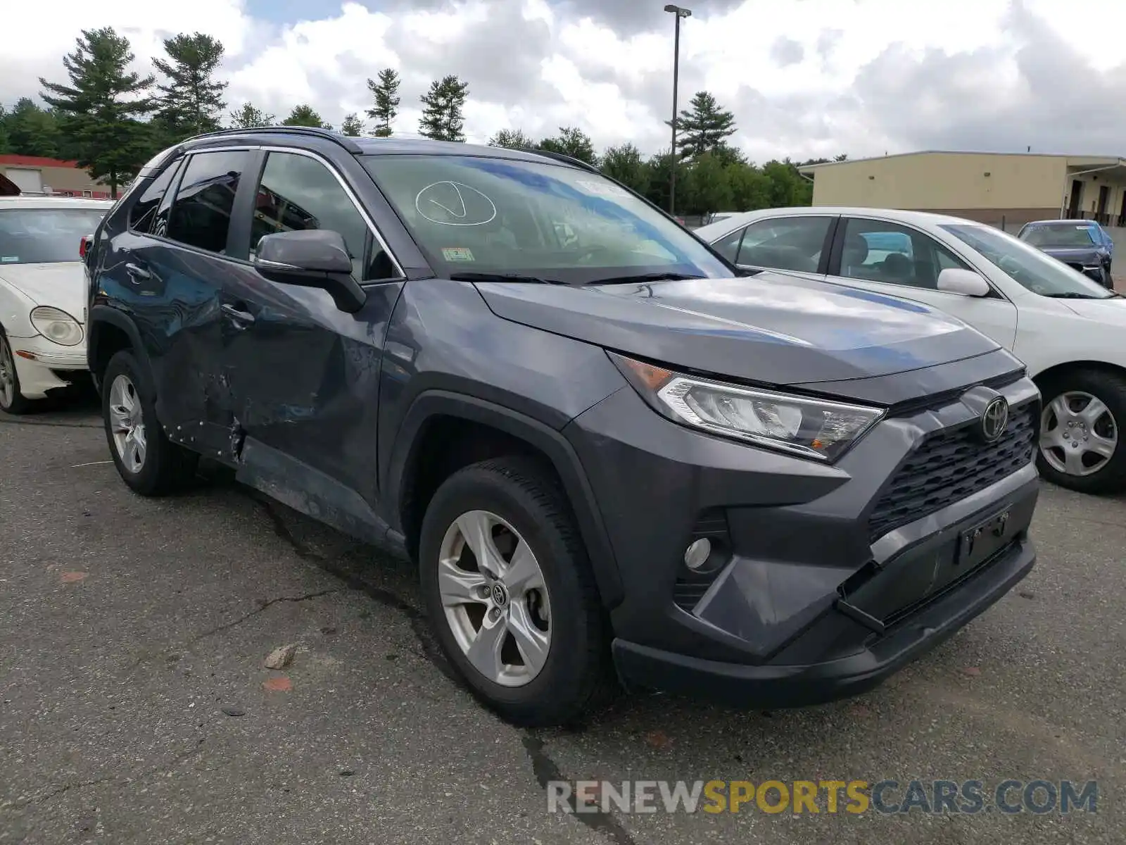 1 Photograph of a damaged car JTMP1RFV3LD526316 TOYOTA RAV4 2020