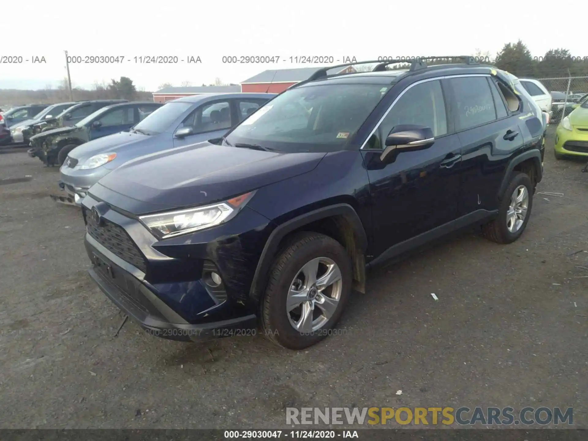 2 Photograph of a damaged car JTMP1RFV3LJ032135 TOYOTA RAV4 2020