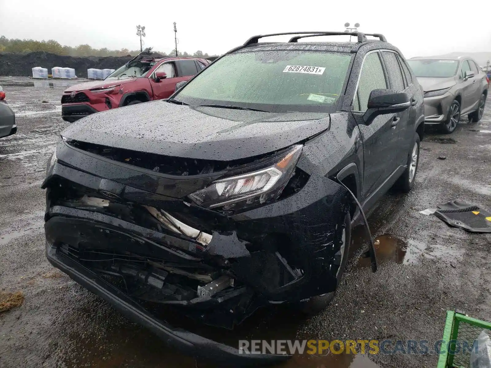 2 Photograph of a damaged car JTMP1RFV3LJ036623 TOYOTA RAV4 2020