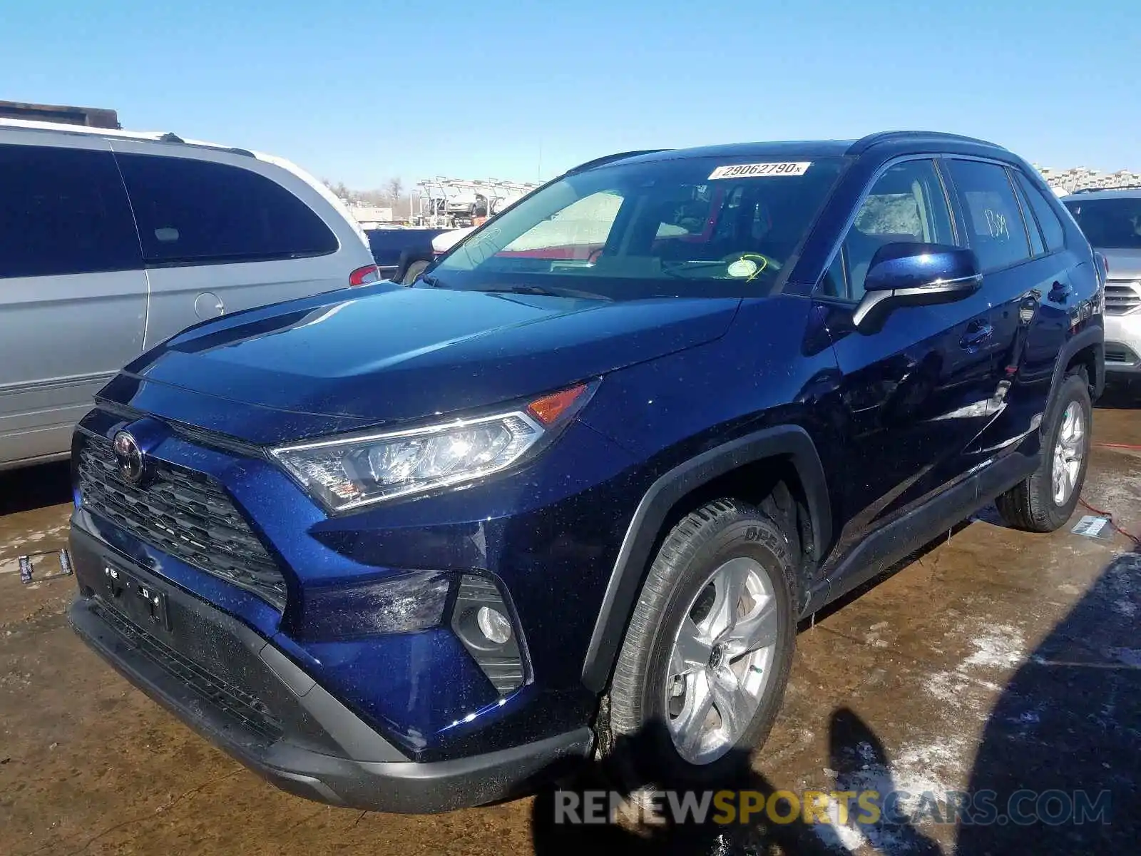 2 Photograph of a damaged car JTMP1RFV4LD049976 TOYOTA RAV4 2020