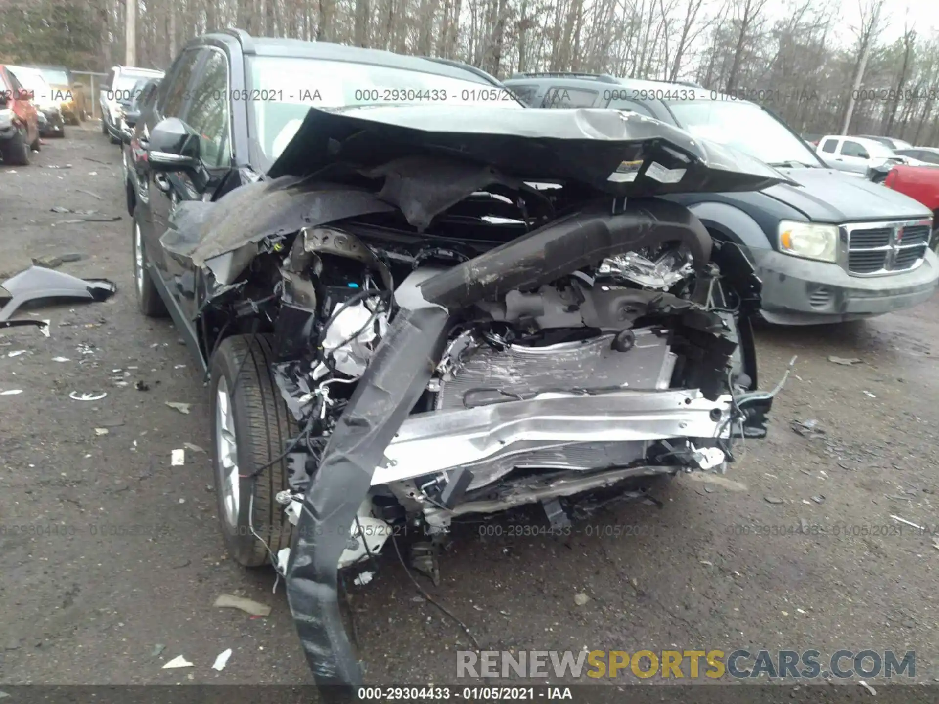 6 Фотография поврежденного автомобиля JTMP1RFV4LD524316 TOYOTA RAV4 2020