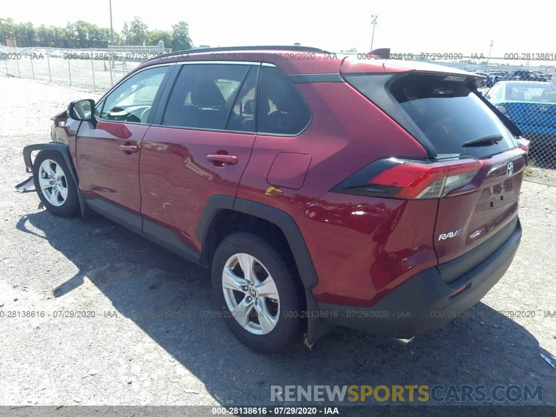 3 Photograph of a damaged car JTMP1RFV4LD527152 TOYOTA RAV4 2020